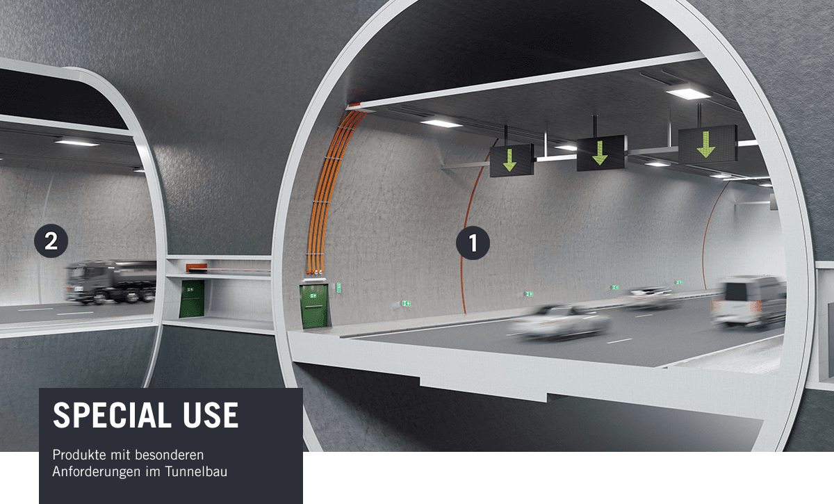 Kabeltrasse und Nachbelegung